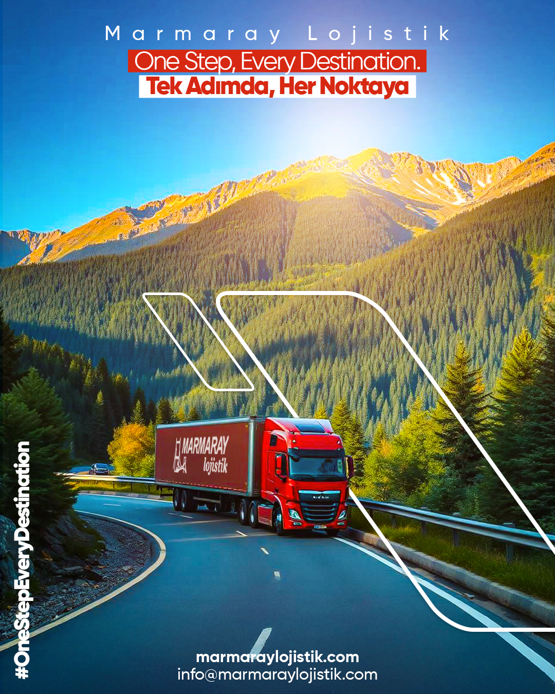 tek adımda her noktaya